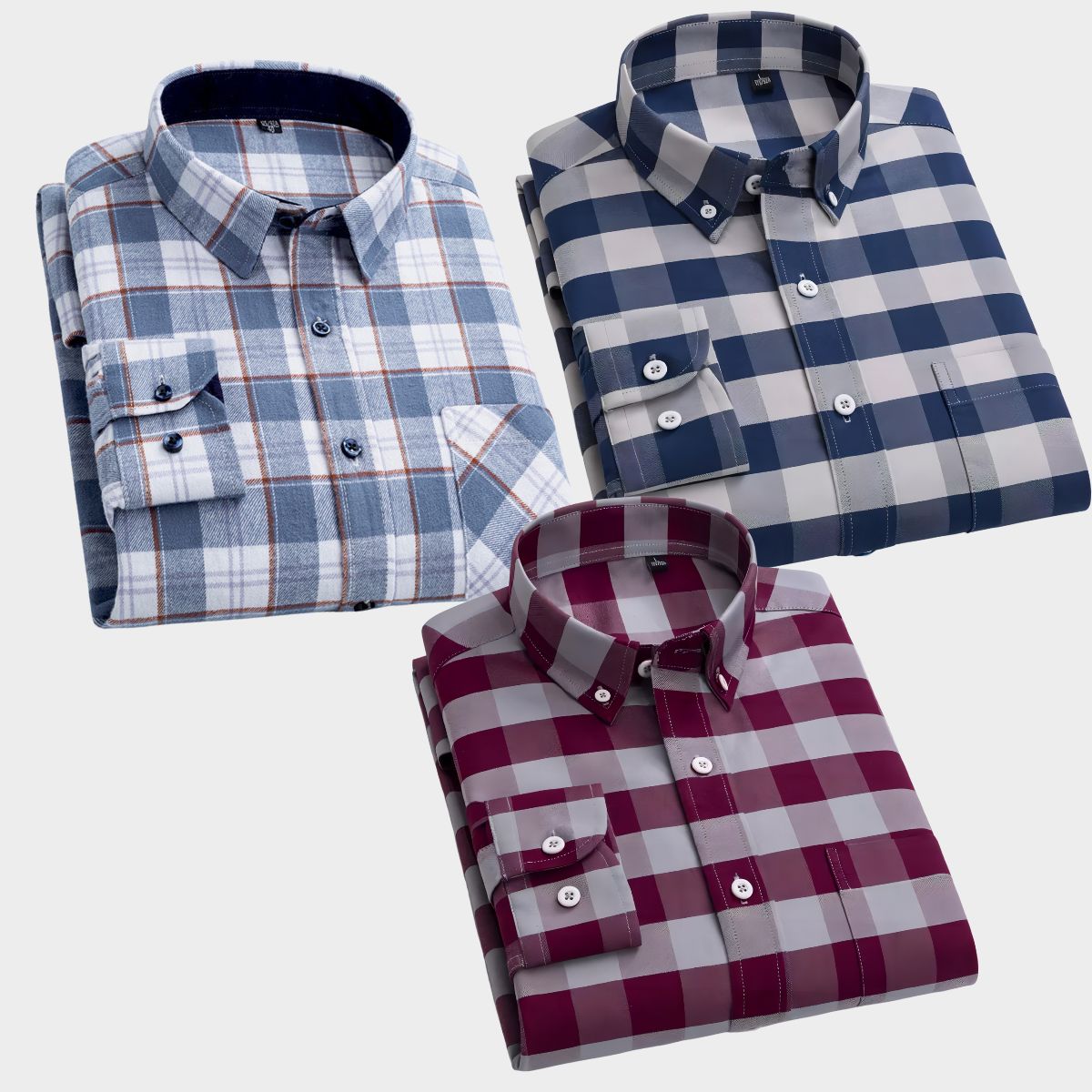 Premium Imported 100% High Quality Check Shirt | Full/Half Sleeve | With Pocket | (FS-159)