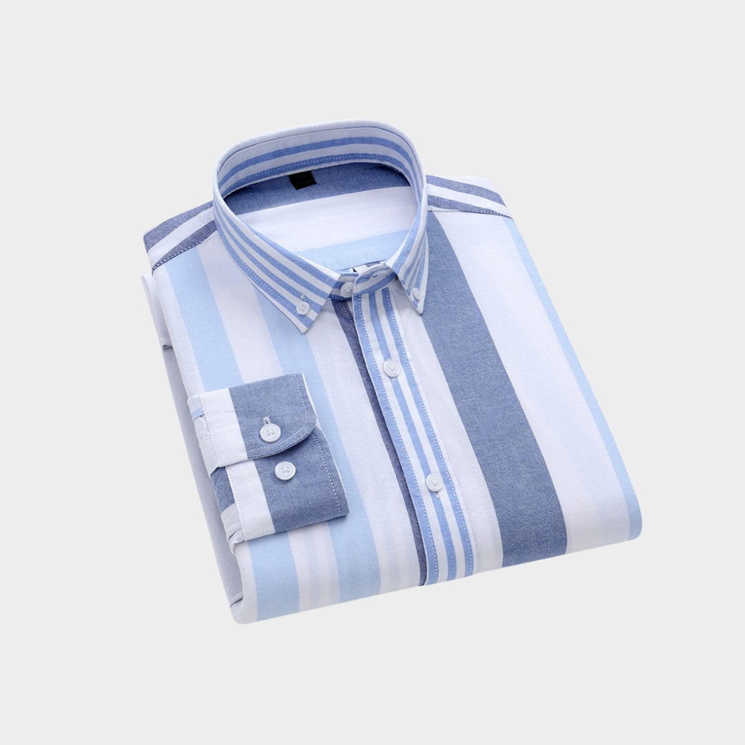 Premium Imported 100% High Quality Striped Shirt | Full/Half Sleeve | With Pocket | (FS-112)