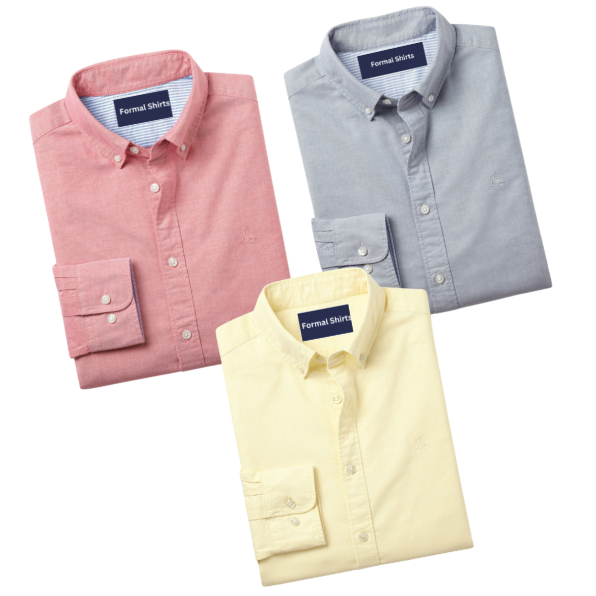 Premium Imported 100% High Quality Cotton Formal Men’s Plain/Solid Shirts| Full/Half Sleeve | With Pocket |  (FS-143)