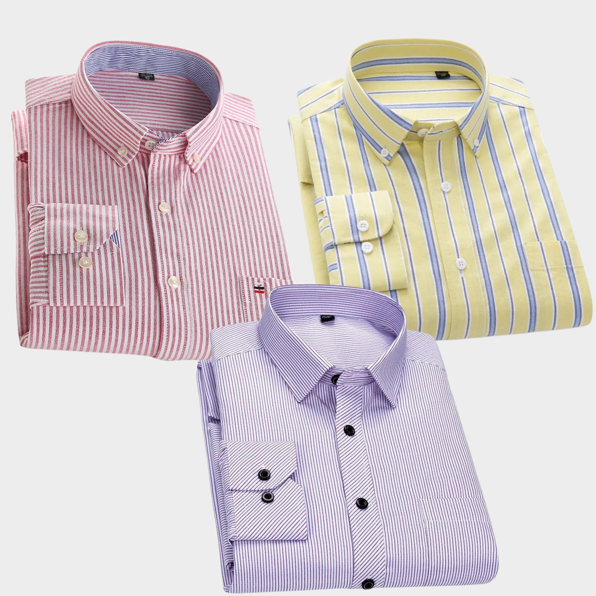Premium Imported 100% High Quality Striped Shirt | Full/Half Sleeve | With Pocket |(FS-123)