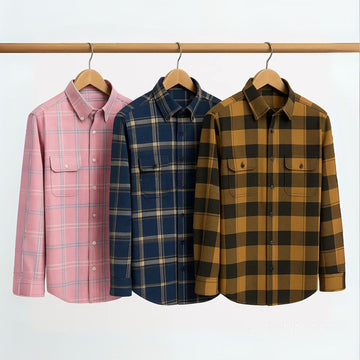 Premium Imported 100% High Quality Check Shirt | Full/Half Sleeve | With Pocket | (FS-103)