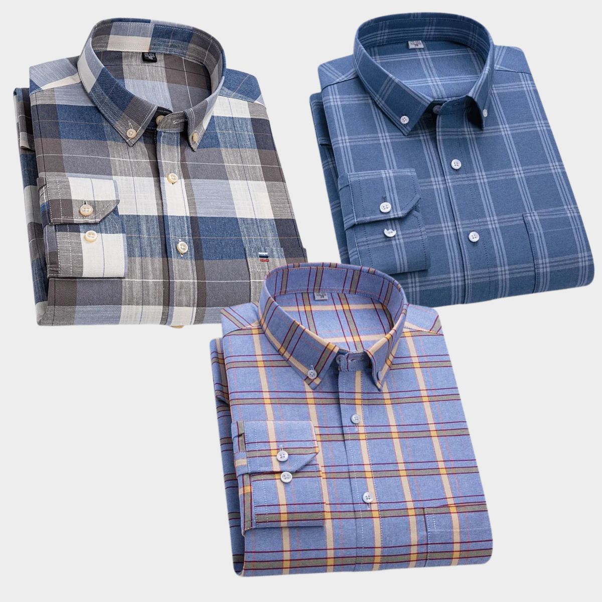 Premium Imported 100% High Quality Check Shirt | Full/Half Sleeve | With Pocket |(FS-108)