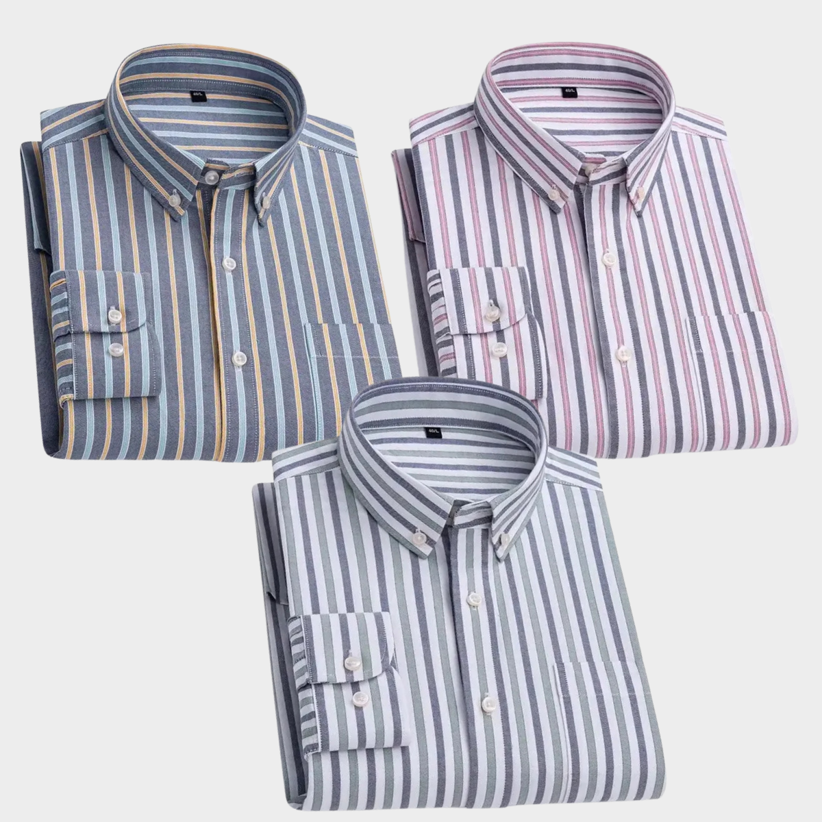 Premium Imported 100% High Quality Striped Shirt | Full/Half Sleeve | With Pocket | (FS-110)