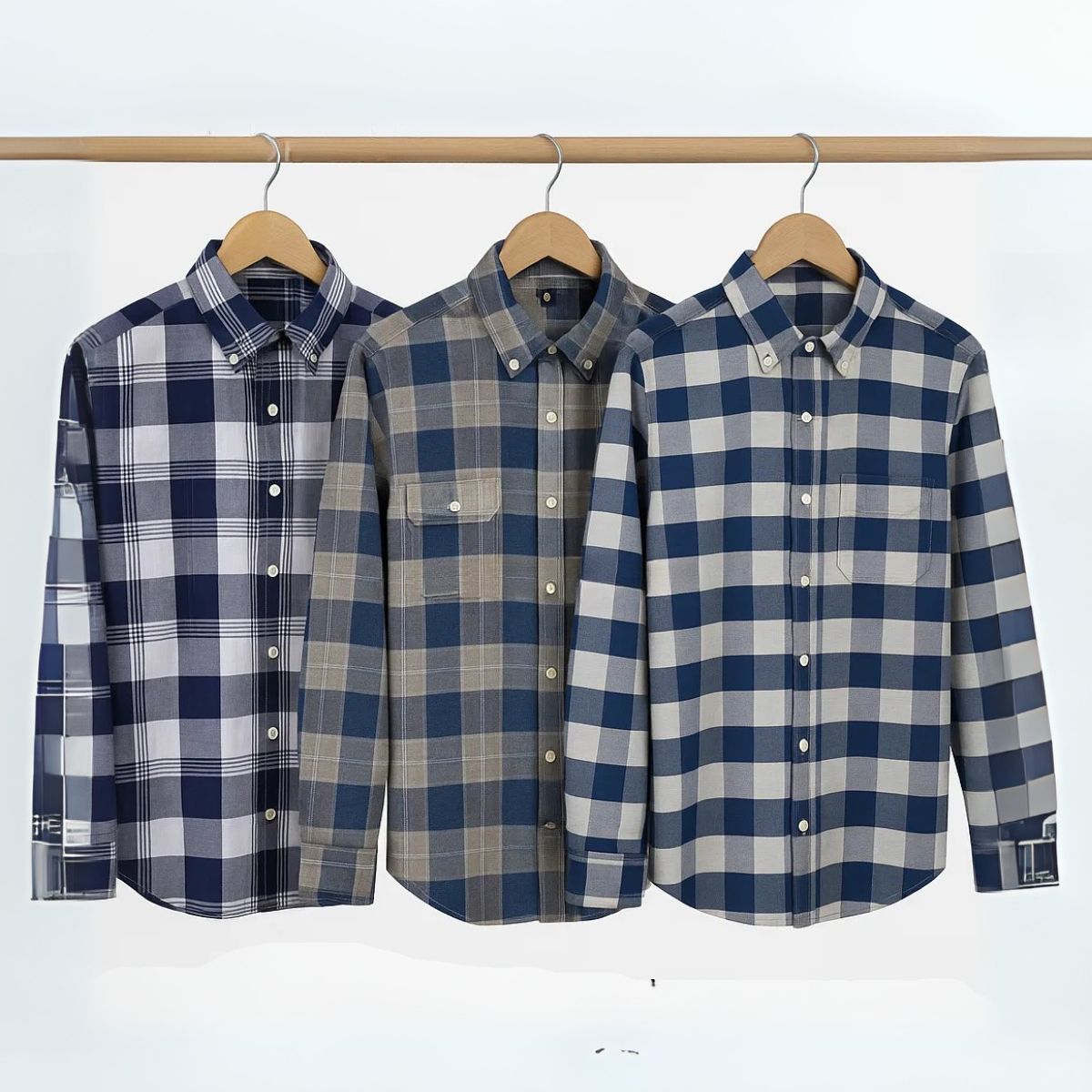Premium Imported 100% High Quality Check Shirt | Full/Half Sleeve | With Pocket | (FS-152)
