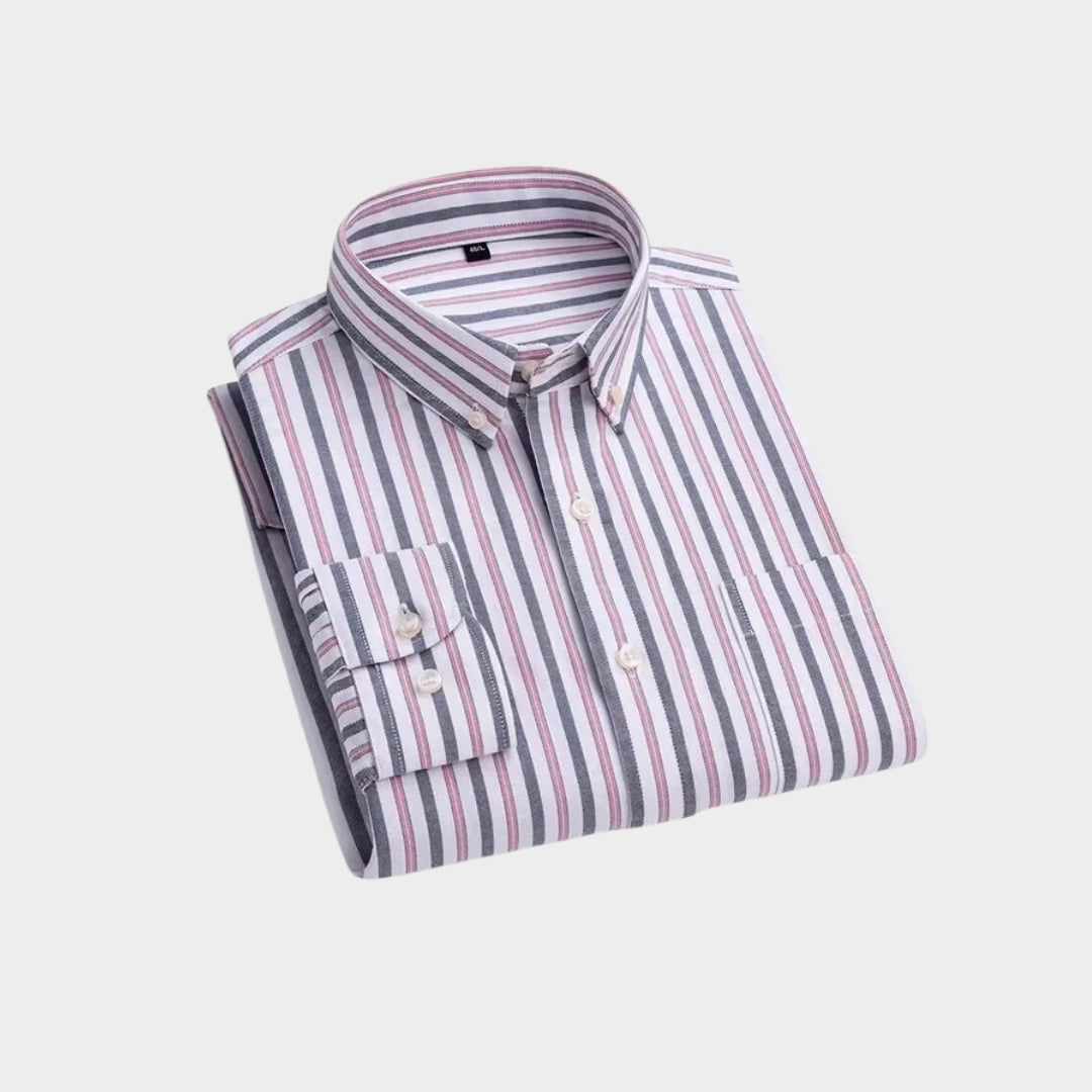 Premium Imported 100% High Quality Striped Shirt | Full/Half Sleeve | With Pocket | (FS-110)