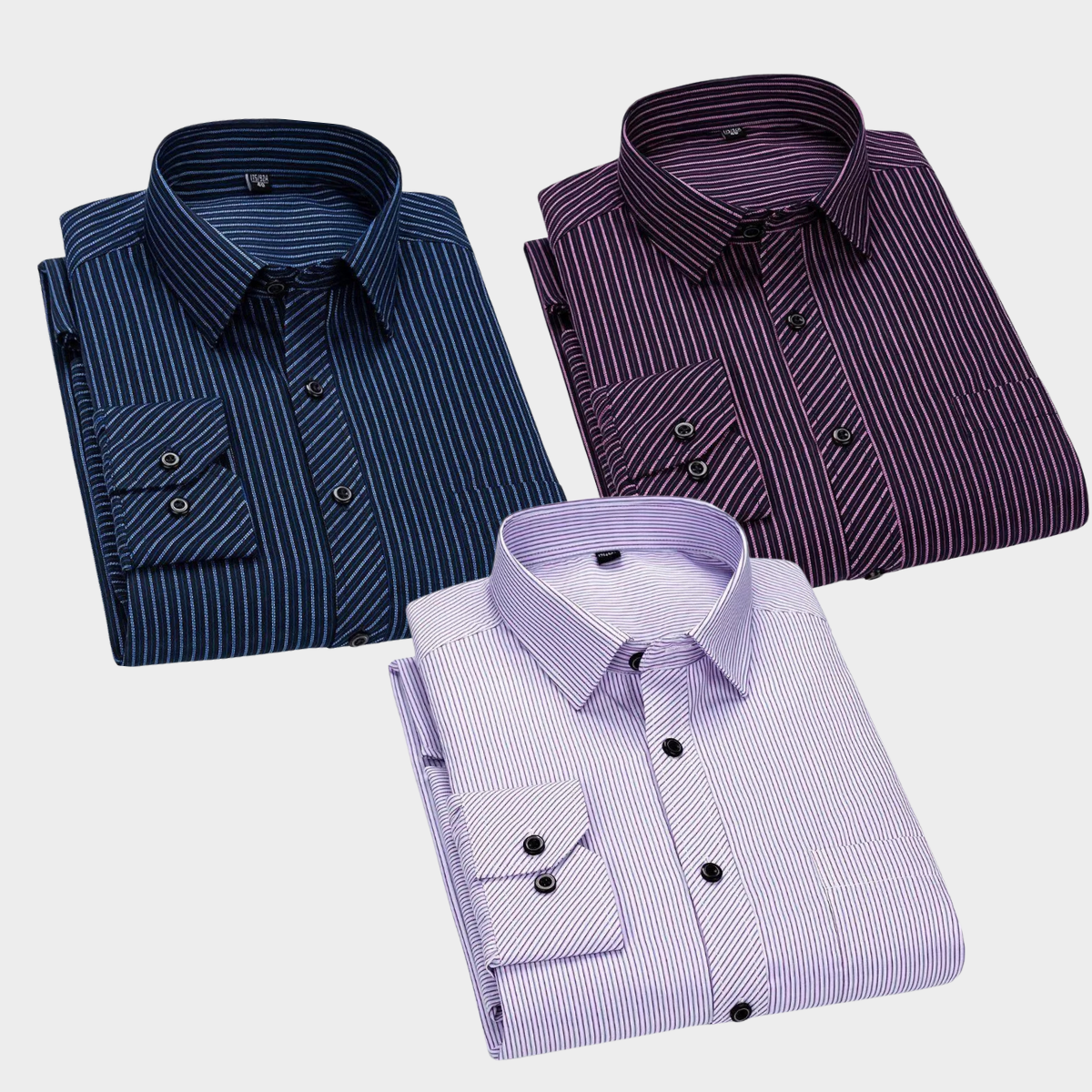 Premium Imported 100% High Quality Striped Shirt | Full/Half Sleeve | With Pocket | (FS-114)