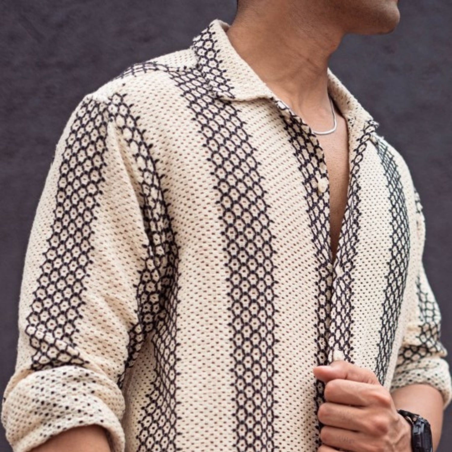 3 Pack Men's Crochet Shirts | Unique Patterns, Ultimate Comfort, Effortless Style| SC-17