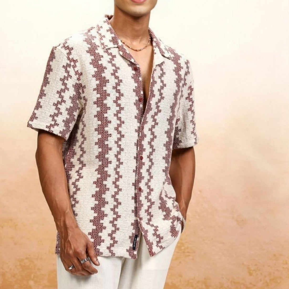 3 Pack Men's Crochet Shirts | Unique Patterns, Ultimate Comfort, Effortless Style| SC-15