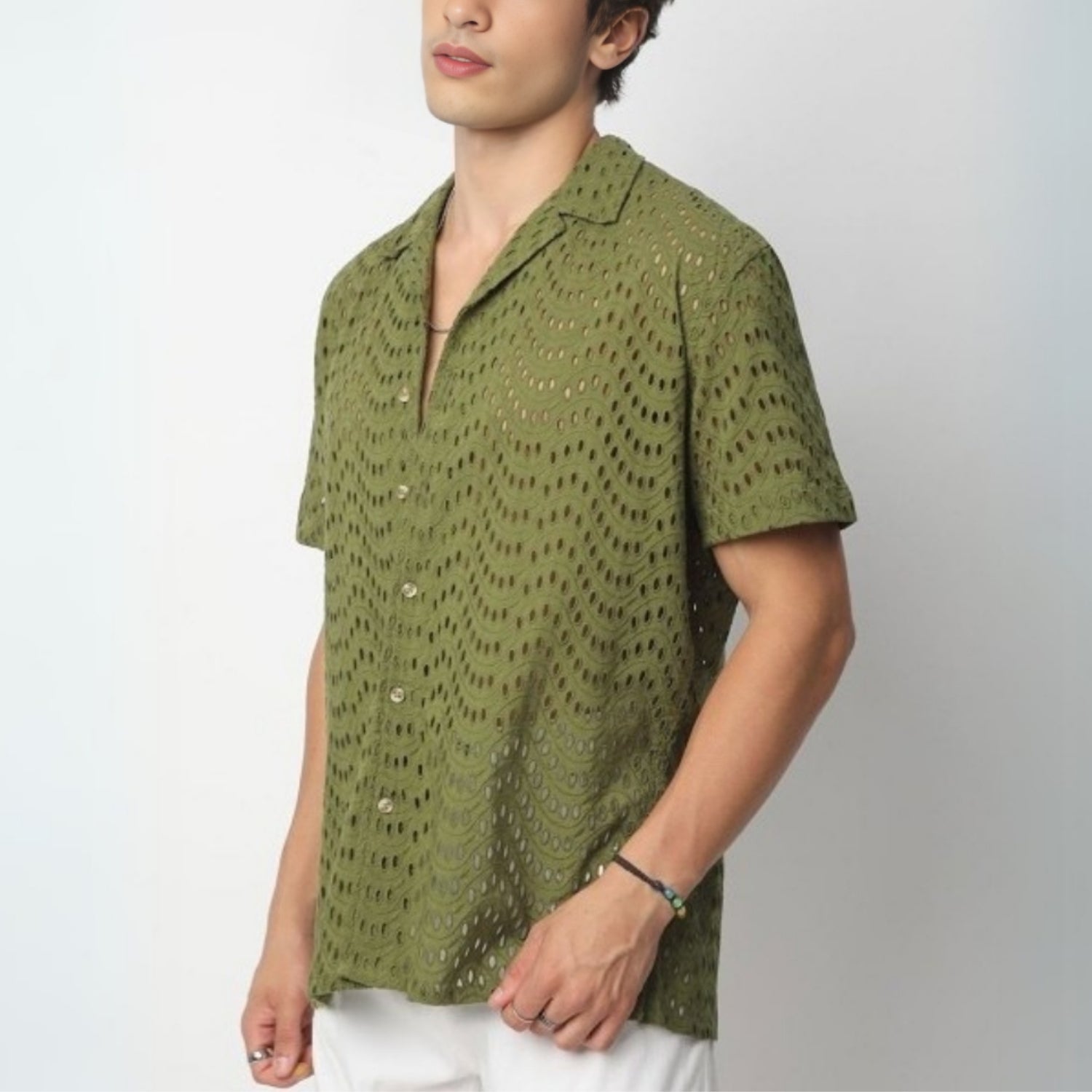 3 Pack Men's Crochet Shirts | Unique Patterns, Ultimate Comfort, Effortless Style| SC-16