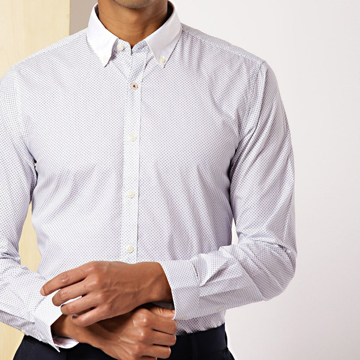 Combo Pack of 3 Men’s Formal Shirts – Stylish & Versatile Collection (Half & Full Sleeves, With/Without Pockets) (FS-47)