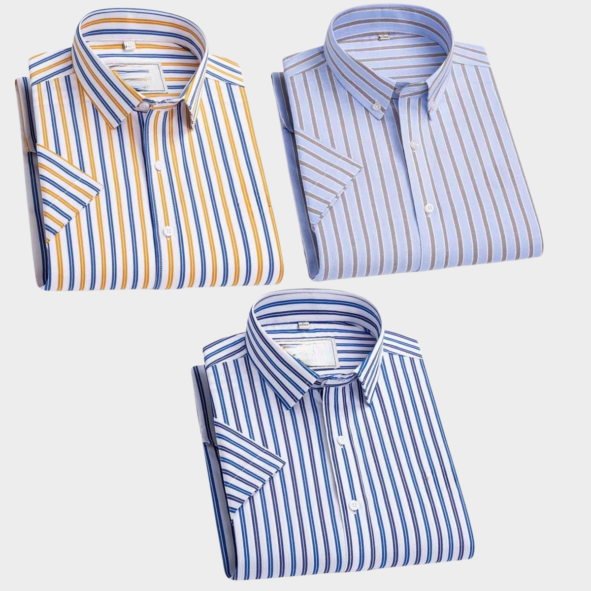 Premium Imported 100% High Quality Striped Shirt | Full/Half Sleeve | With Pocket | (FS-118)