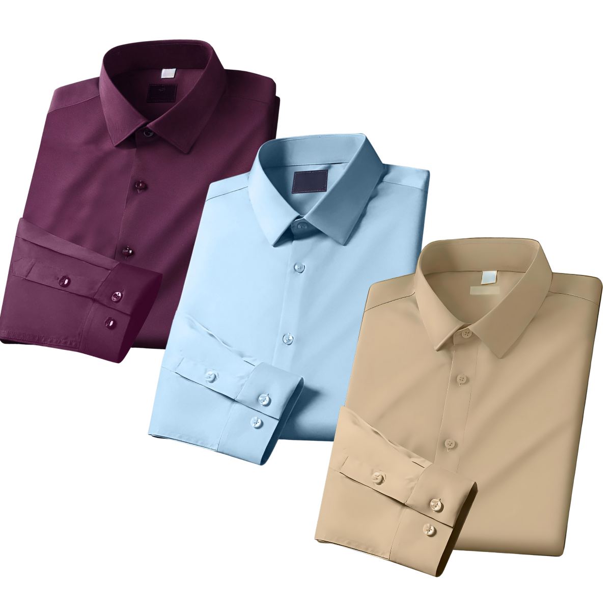 Premium Imported 100% High Quality Cotton Formal Men’s Plain/Solid Shirts| Full/Half Sleeve | With Pocket | (FS-141)