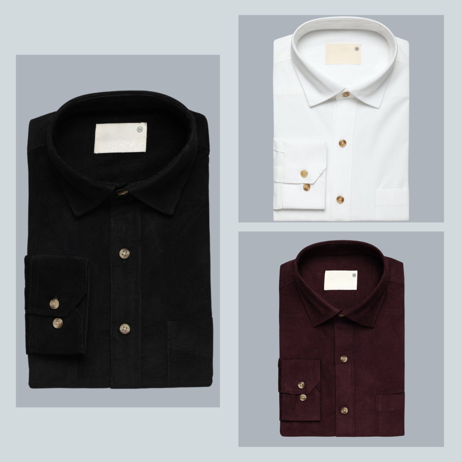 Shirt Happens: 3-Pack Men’s Stylish Formal Shirts – 100% Cotton, Full Sleeves with Pockets (FS-69)