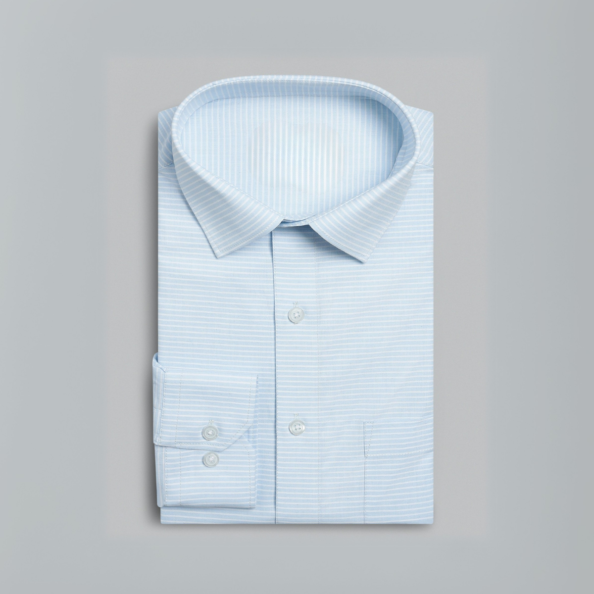 Office Essentials: 3-Pack Premium Cotton Formal Shirts – Tailored Fit, Full Sleeves & Pockets ( FS-164)