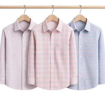 Combo Pack of 3 Men’s Formal Shirts – Stylish & Versatile Collection (Half & Full Sleeves, With/Without Pockets) (FS-44)