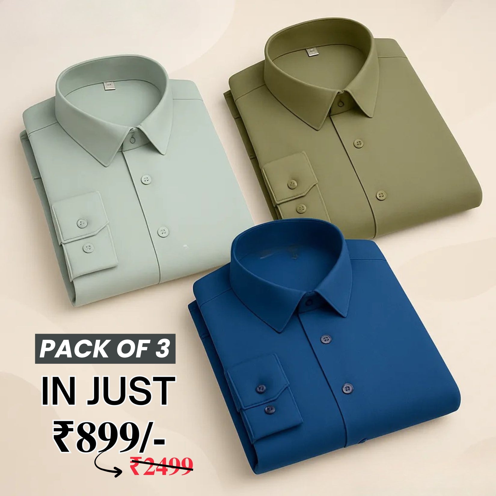 Premium Imported 100% High Quality Cotton Formal Men’s Plain/Solid Shirts| Full/Half Sleeve | With Pocket | (FS-138)