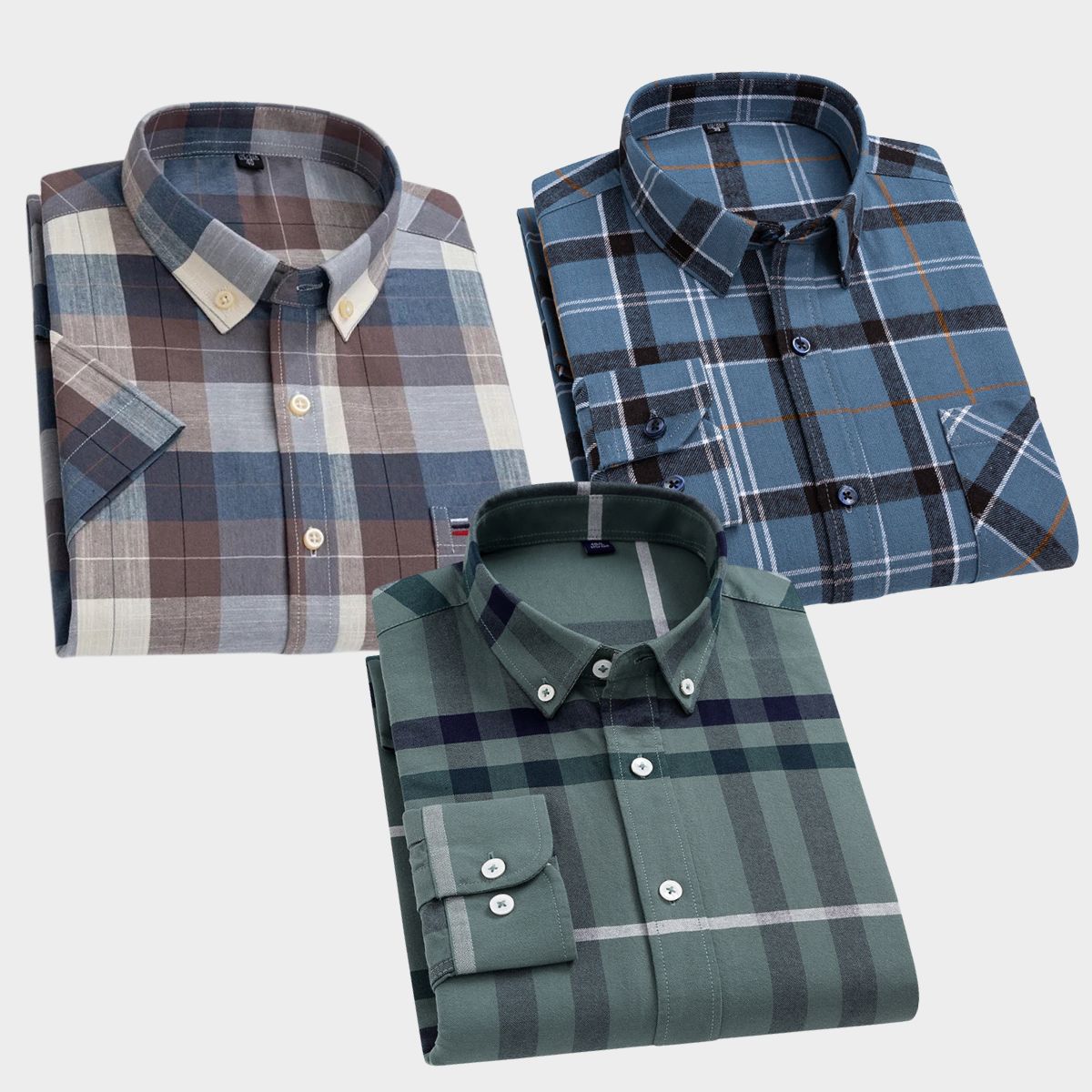 Premium Imported 100% High Quality Check Shirt | Full/Half Sleeve | With Pocket |(FS-104)