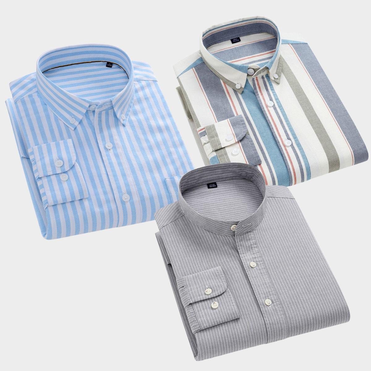 Premium Imported 100% High Quality Striped Shirt | Full/Half Sleeve | With Pocket | (FS-124)