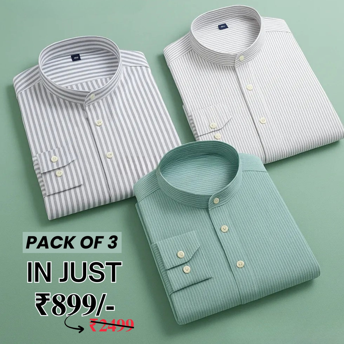 Premium Imported 100% High Quality Striped Shirt | Full/Half Sleeve | With Pocket | (FS-115)