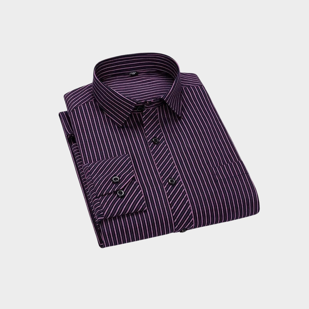 Premium Imported 100% High Quality Striped Shirt | Full/Half Sleeve | With Pocket | (FS-114)