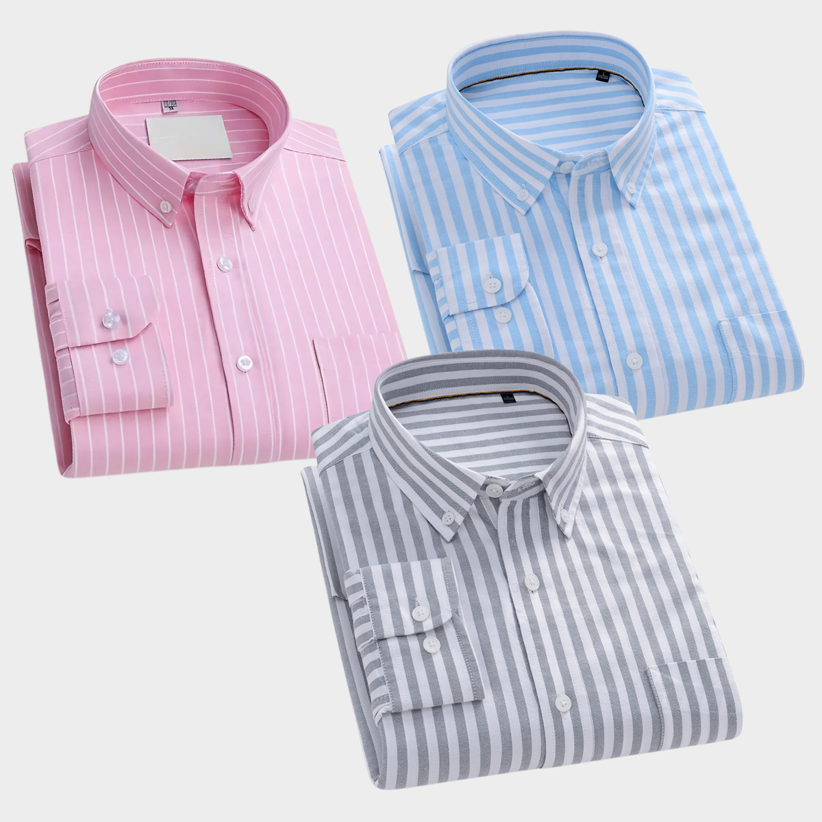 Premium Imported 100% High Quality Striped Shirt | Full/Half Sleeve | With Pocket |(FS-125)