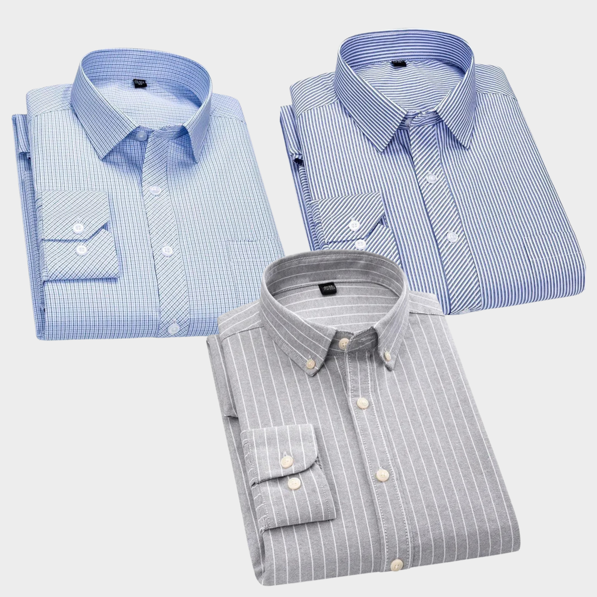 Premium Imported 100% High Quality Striped Shirt | Full/Half Sleeve | With Pocket | (FS-126)