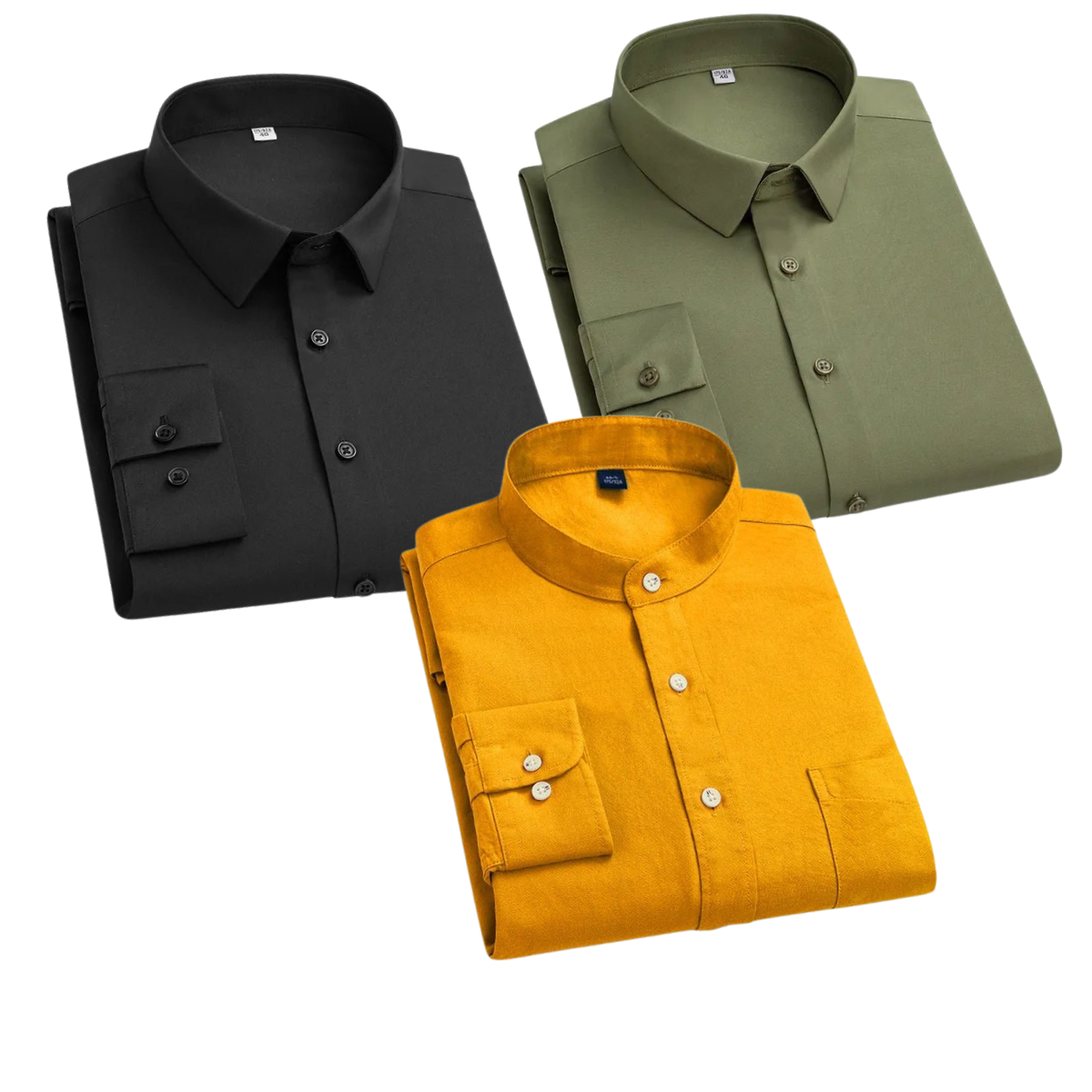 Premium Imported 100% High Quality Cotton Formal Men’s Plain/Solid Shirts| Full/Half Sleeve | With Pocket |  (FS-129)