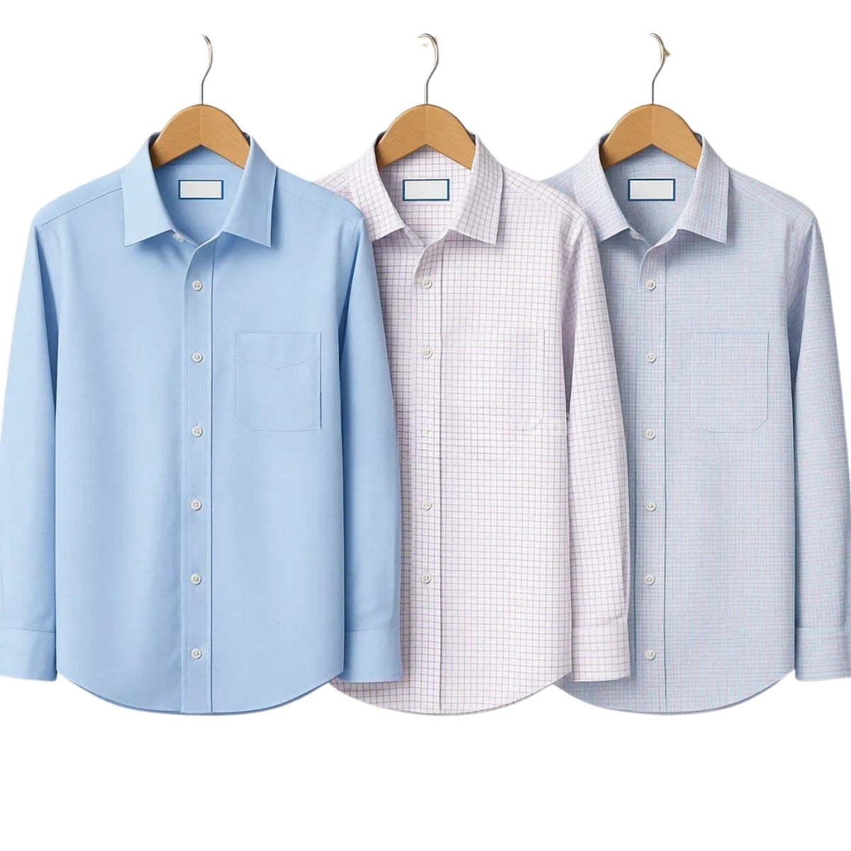 Combo Pack of 3 Men’s Formal Shirts – Stylish & Versatile Collection (Half & Full Sleeves, With/Without Pockets) (FS-54)