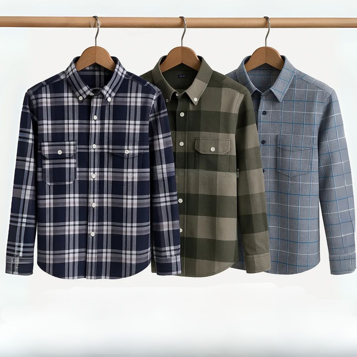 Premium Imported 100% High Quality Check Shirt | Full/Half Sleeve | With Pocket |(FS-100)