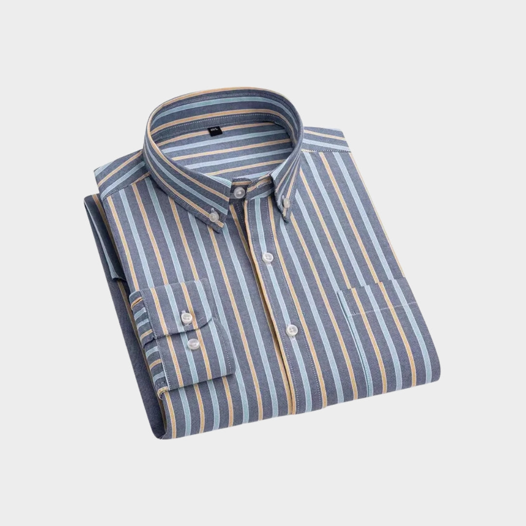 Premium Imported 100% High Quality Striped Shirt | Full/Half Sleeve | With Pocket | (FS-117)