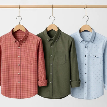 Combo Pack of 3 Men’s Formal Shirts – Stylish & Versatile Collection (Half & Full Sleeves, With/Without Pockets) (FS-55)