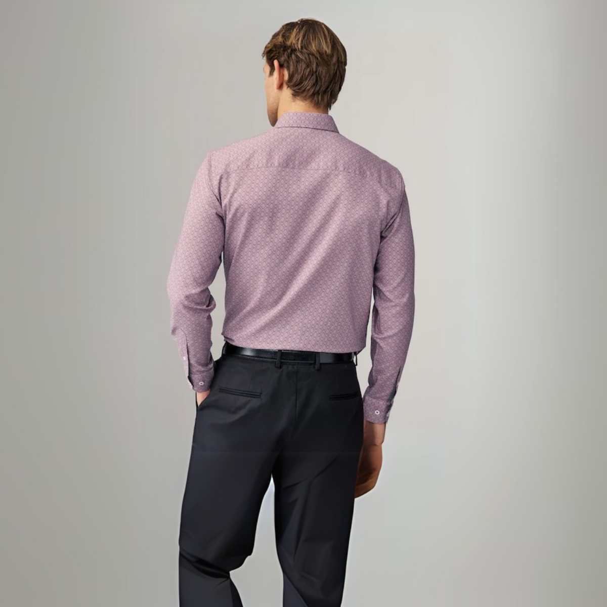 Office Essentials: 3-Pack Premium Cotton Formal Shirts – Tailored Fit, Full Sleeves & Pockets (FS-35 )