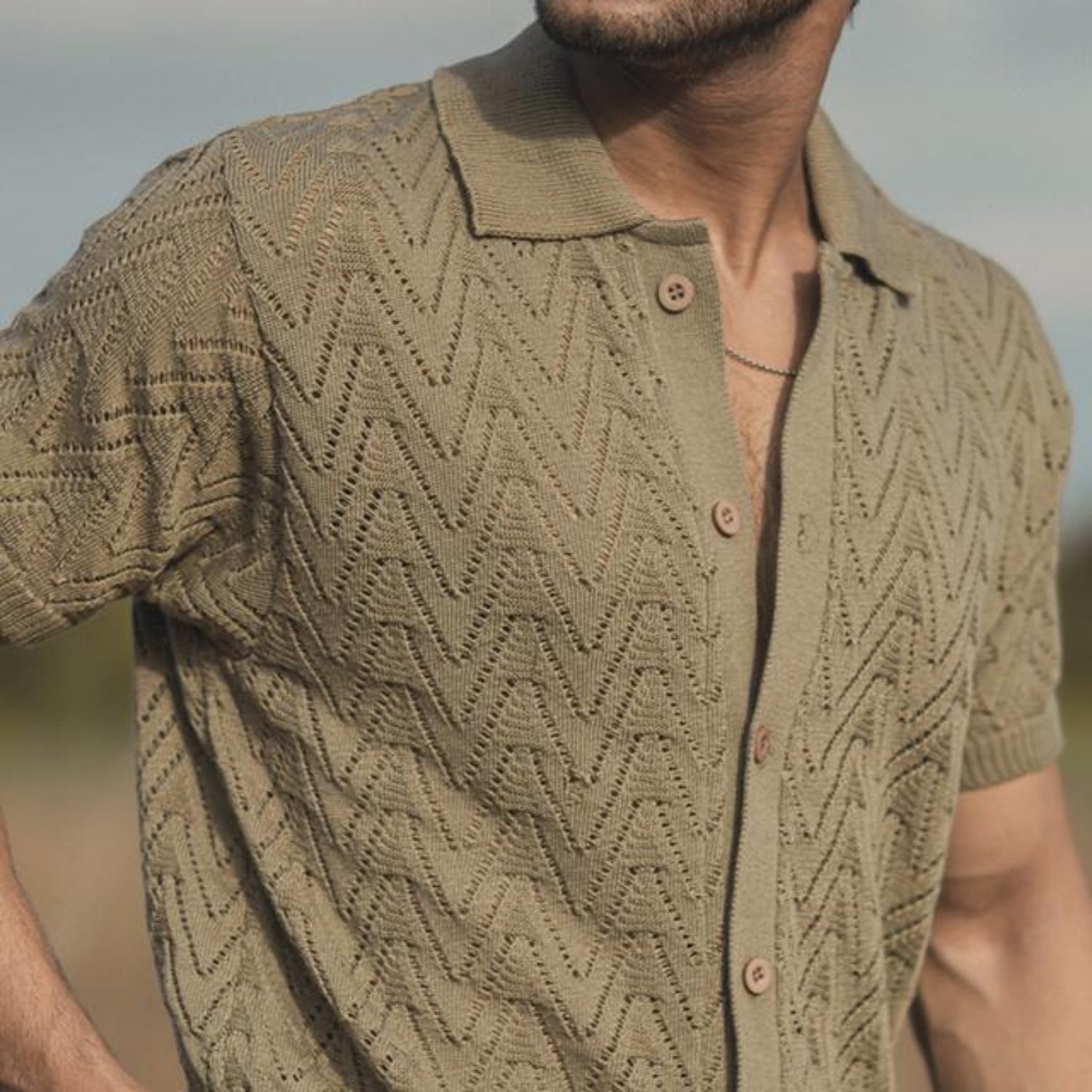 3 Pack Men's Crochet Shirts | Unique Patterns, Ultimate Comfort, Effortless Style| SC-12
