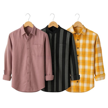 Stylish Branded Casual Shirts with Full Sleeves | CS-06