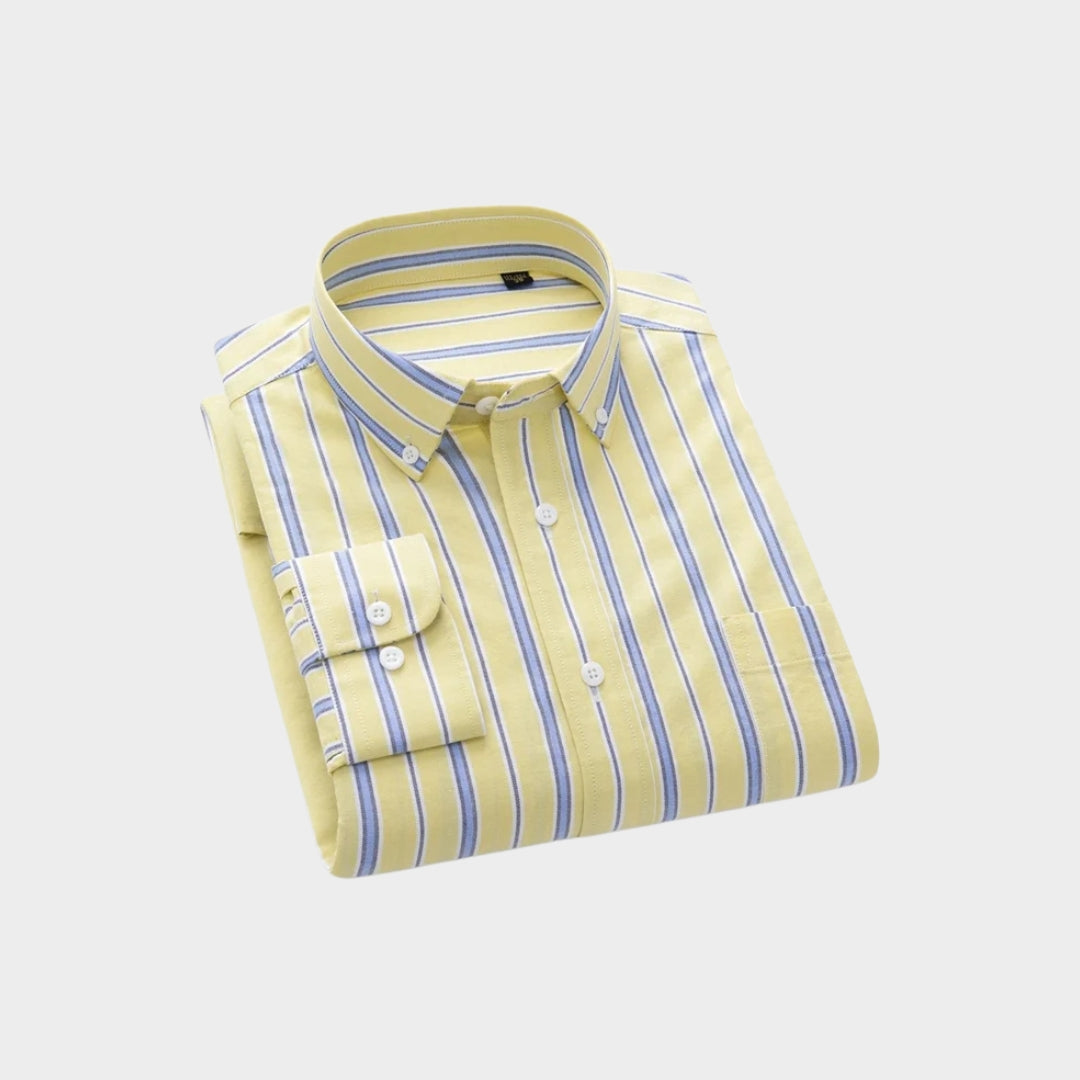 Premium Imported 100% High Quality Striped Shirt | Full/Half Sleeve | With Pocket |(FS-123)