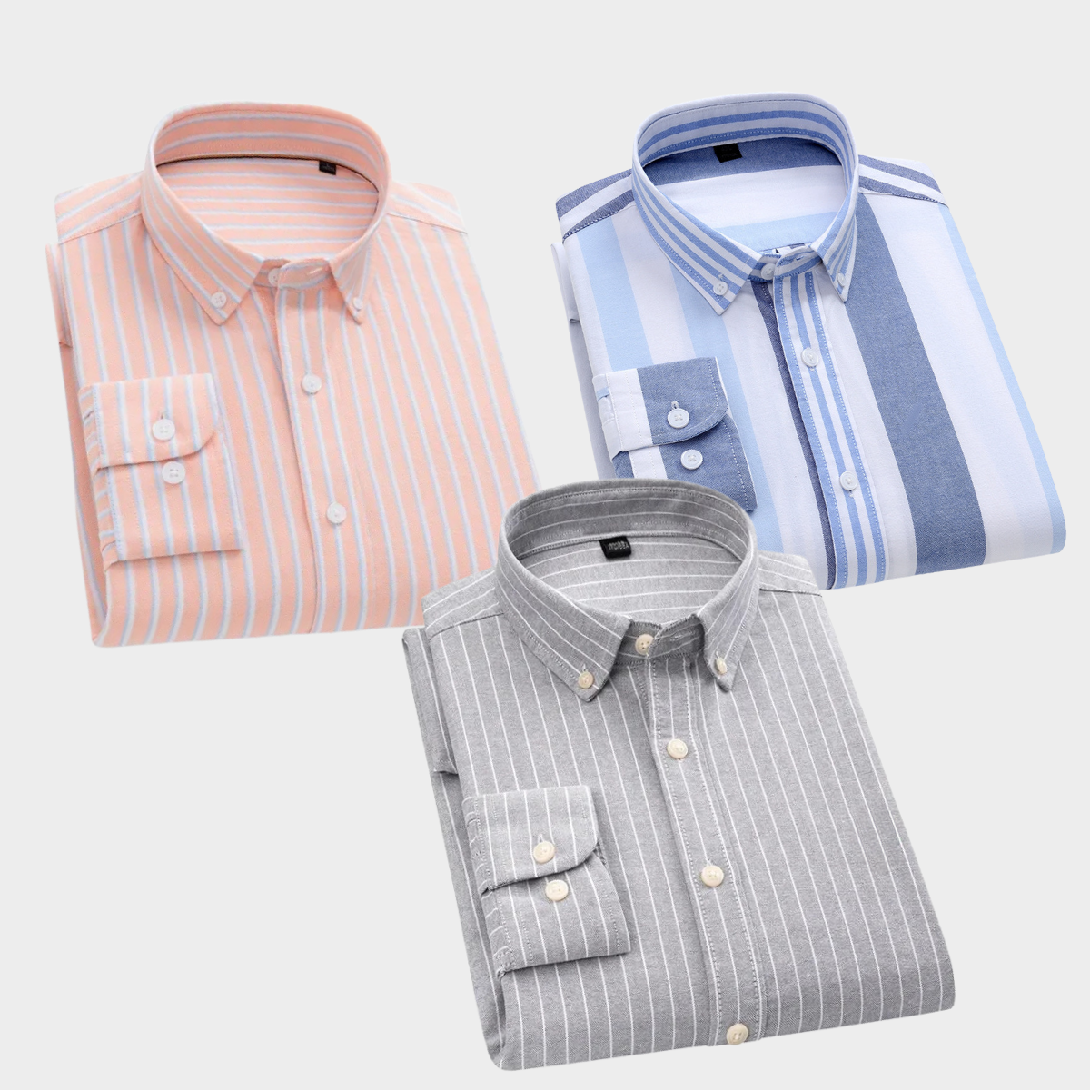 Premium Imported 100% High Quality Striped Shirt | Full/Half Sleeve | With Pocket | (FS-112)