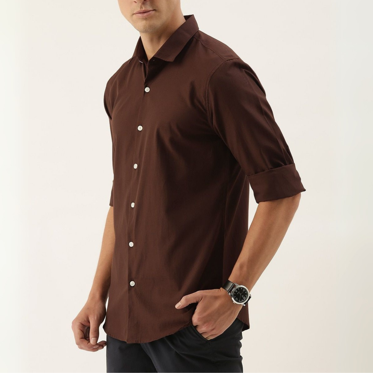 Combo Pack of 3 Men’s Formal Shirts – Stylish & Versatile Collection (Half & Full Sleeves, With/Without Pockets) (FS-78)