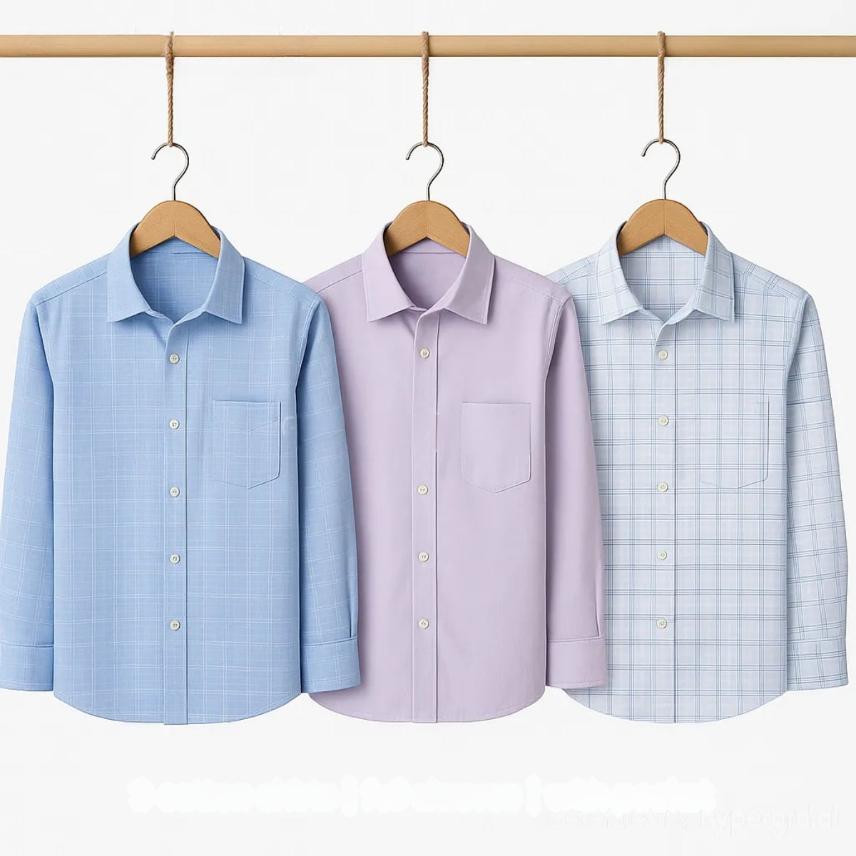 Combo Pack of 3 Men’s Formal Shirts – Stylish & Versatile Collection (Half & Full Sleeves, With/Without Pockets) (FS-80)