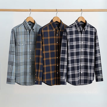 Premium Imported 100% High Quality Check Shirt | Full/Half Sleeve | With Pocket | (FS-153)