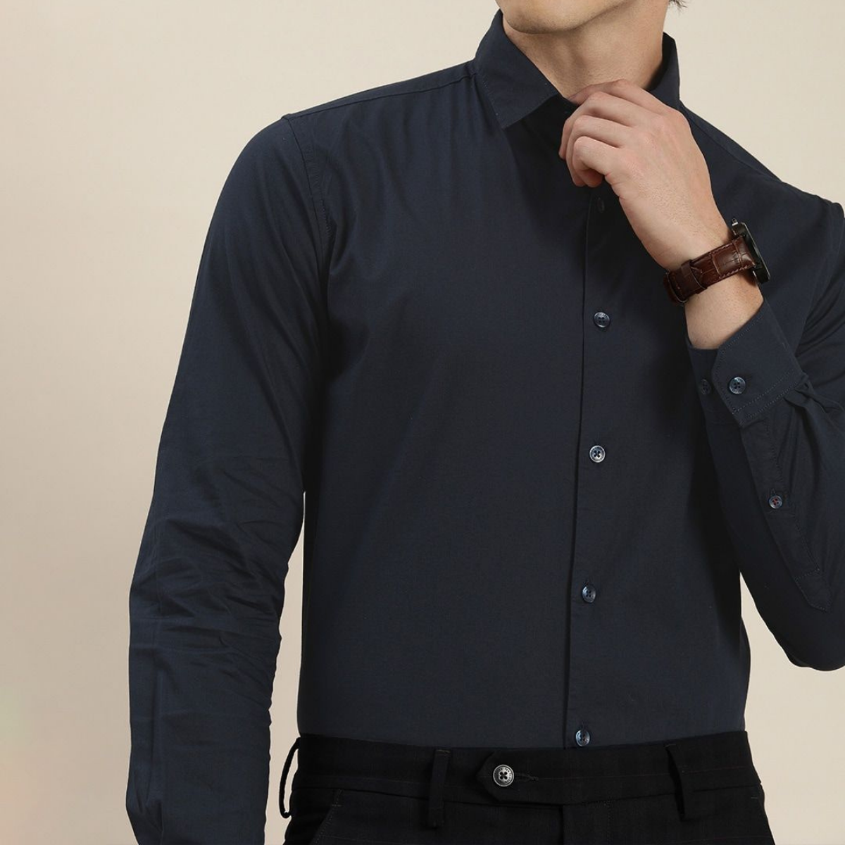 Combo Pack of 3 Men’s Formal Shirts – Stylish & Versatile Collection (Half & Full Sleeves, With/Without Pockets) (FS-79)