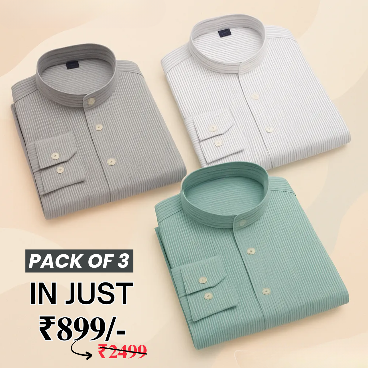 Premium Imported 100% High Quality Striped Shirt | Full/Half Sleeve | With Pocket | (FS-122)