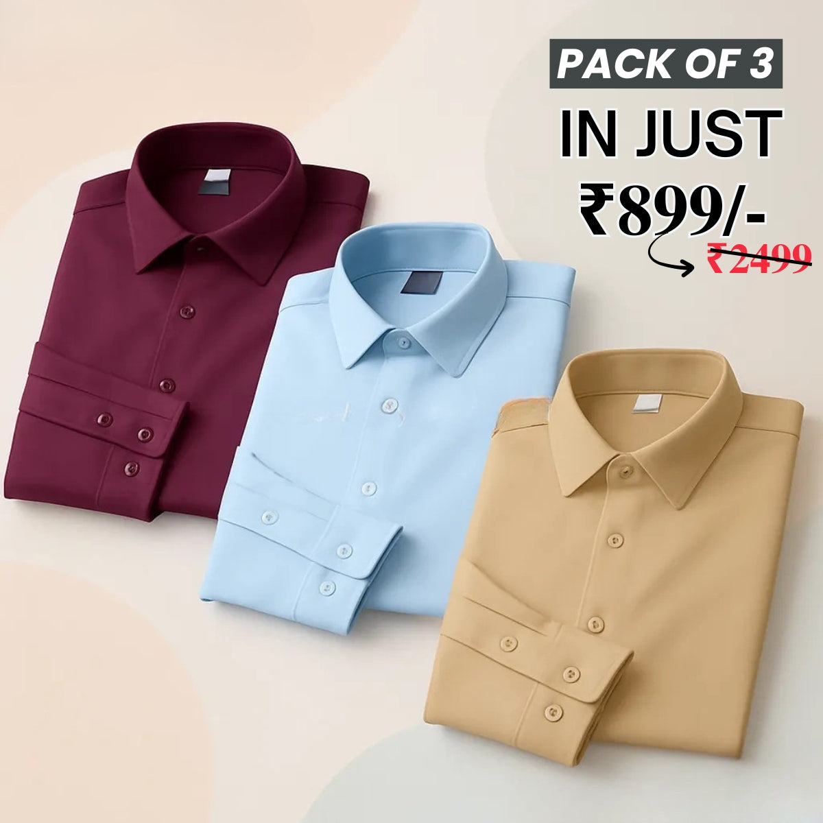 Premium Imported 100% High Quality Cotton Formal Men’s Plain/Solid Shirts| Full/Half Sleeve | With Pocket | (FS-141)